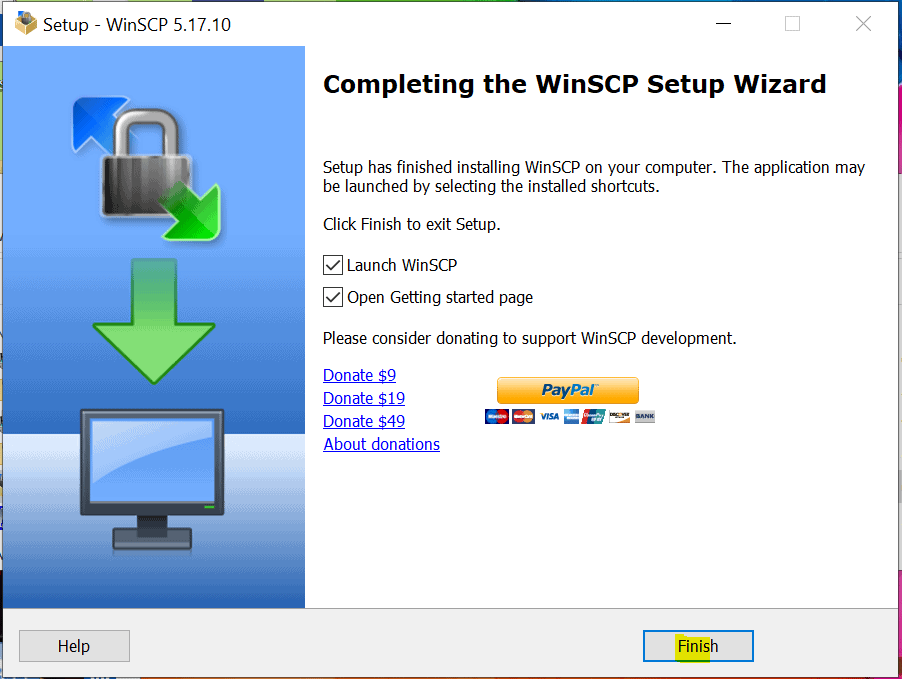WinSCP 6.1.2 downloading