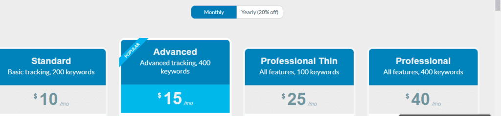 Sheer SEO Pricing