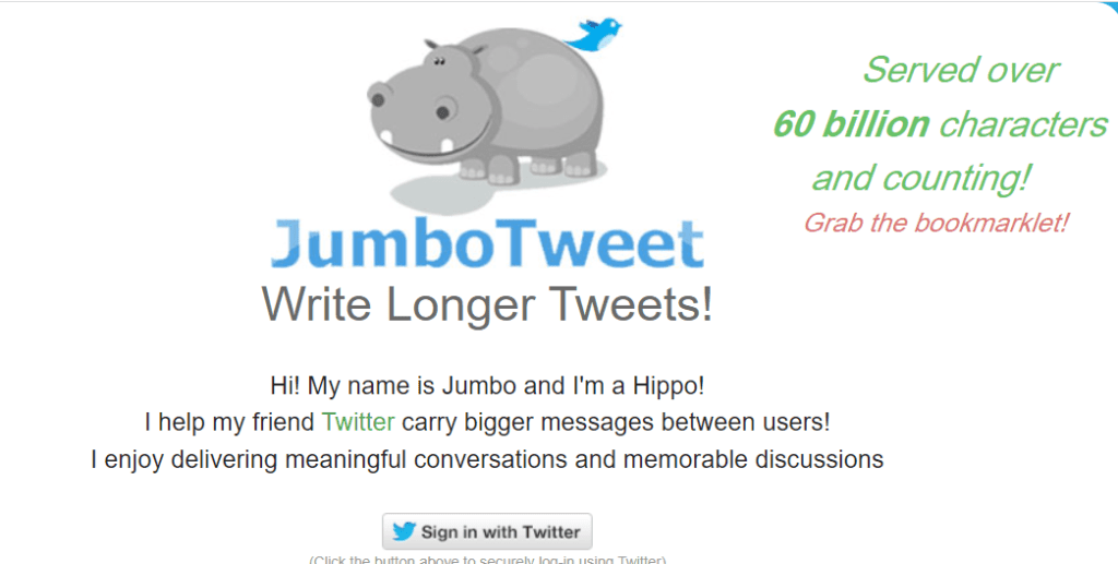 Jumbo Tweet
