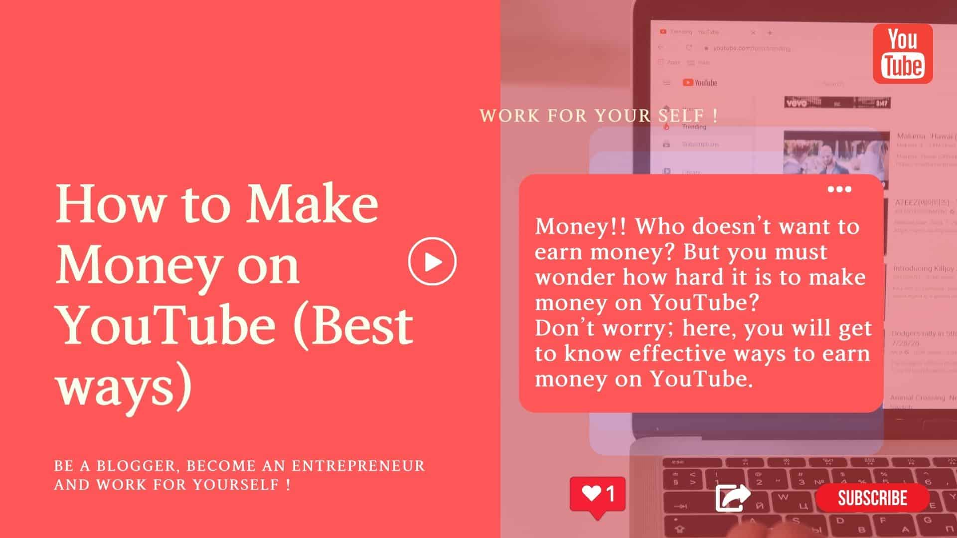How to Make Money on YouTube (Best ways in 2024) Mssaro