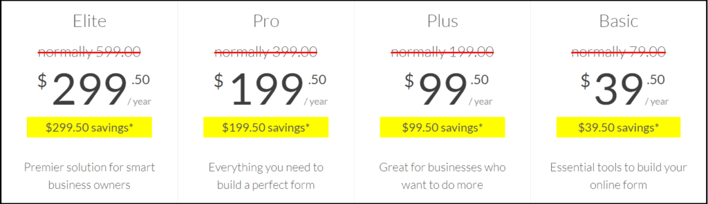 WP Form Pricing ( How much to set up a blog)