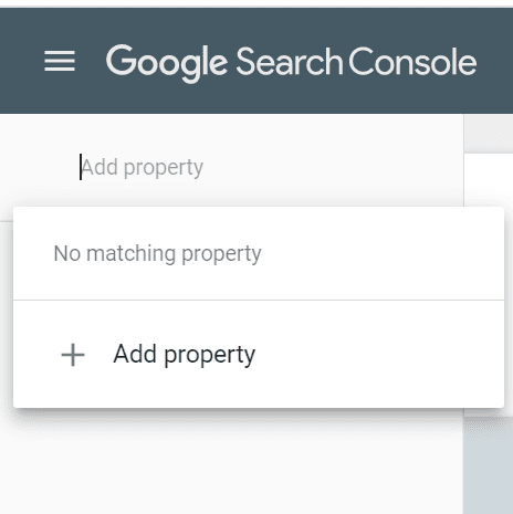 add property in GSC
