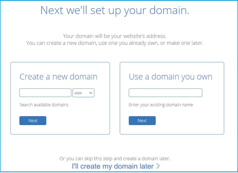 Bluehost Domain