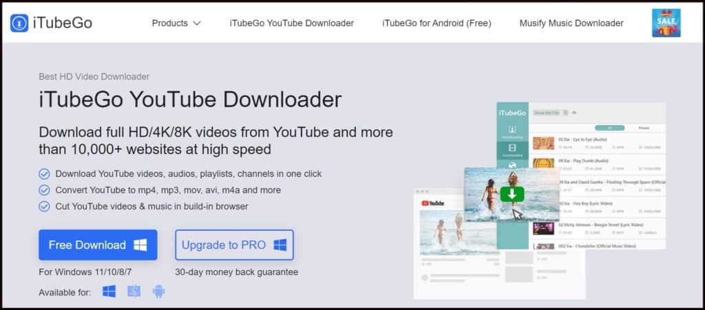 iTubeGo - YouTube to MP3 Converter