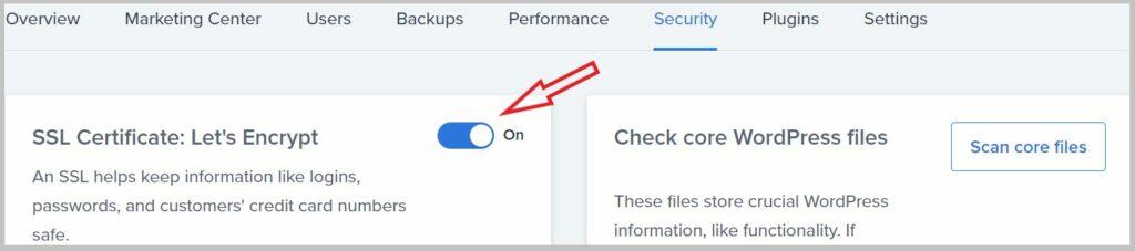 SSL-Enable In-BlueHost