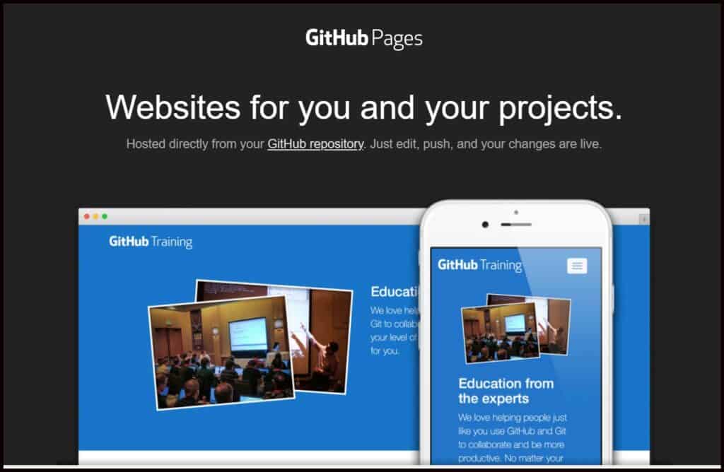 GitHub Pages free Web Hosting Service Provider