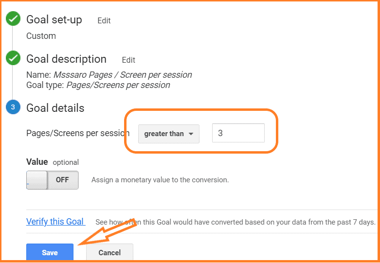 Google-Analytic-Edit-Goal-PagePerSession-mssaro