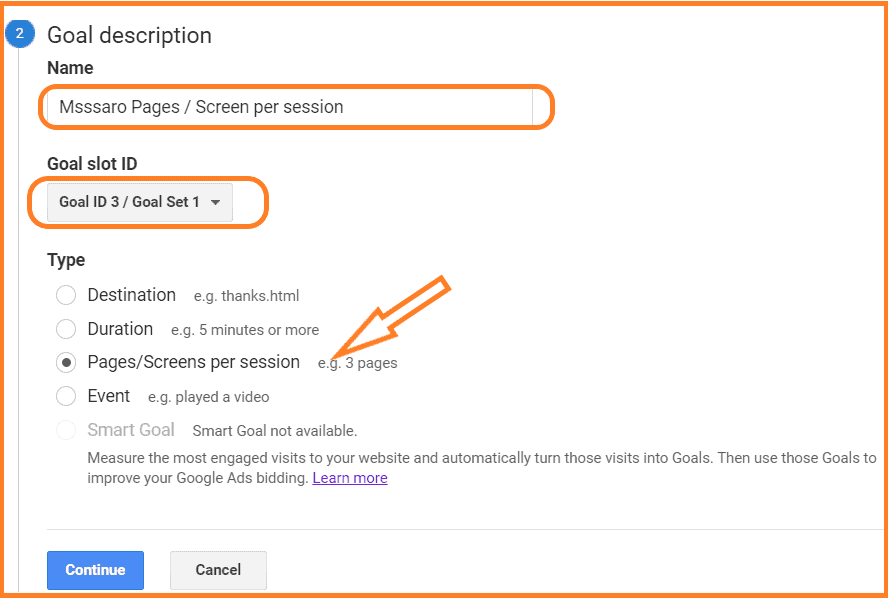Google-Analytic-Goal-Pages-perSession-Create-mssaro