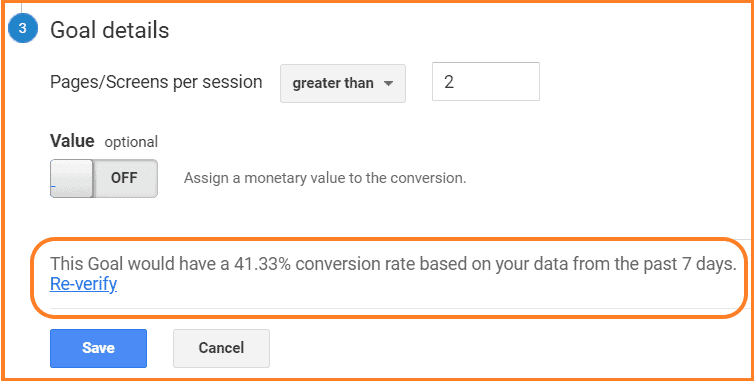 Google-Analytic-Goal-Pages-perSession-verify-mssaro