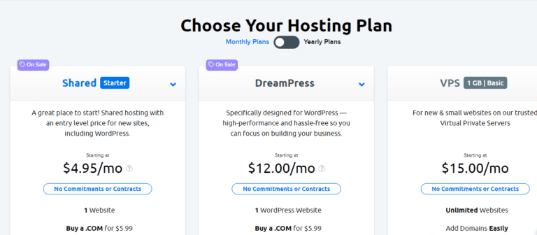 7 Best Monthly Billed Web Hosting Plans - Mssaro