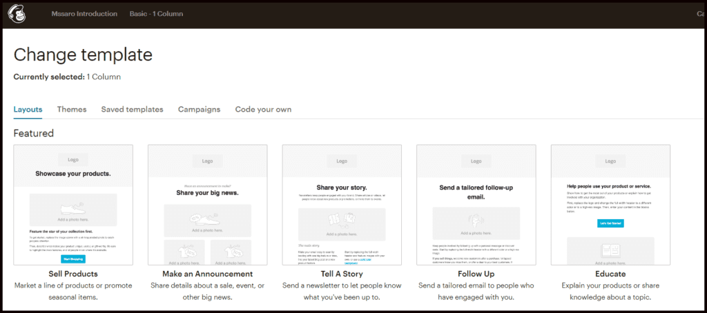 MailChimp Template