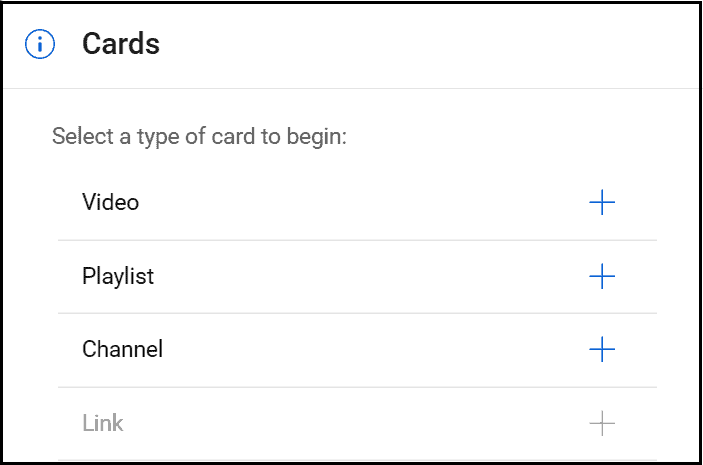Card Details_YouTube