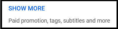 YouTube Tag