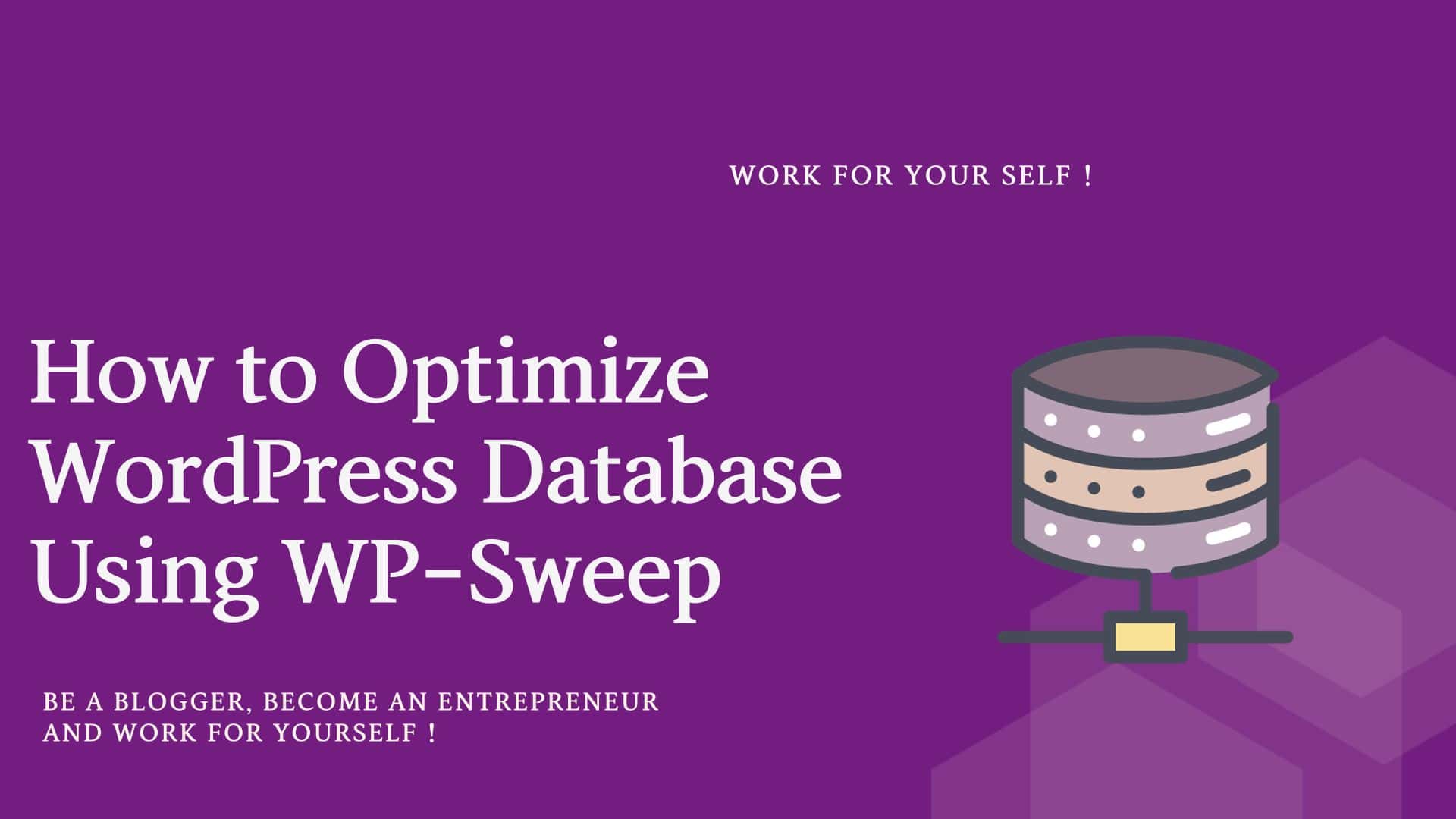 How to Optimize WordPress Database Using WP-Sweep mssaro