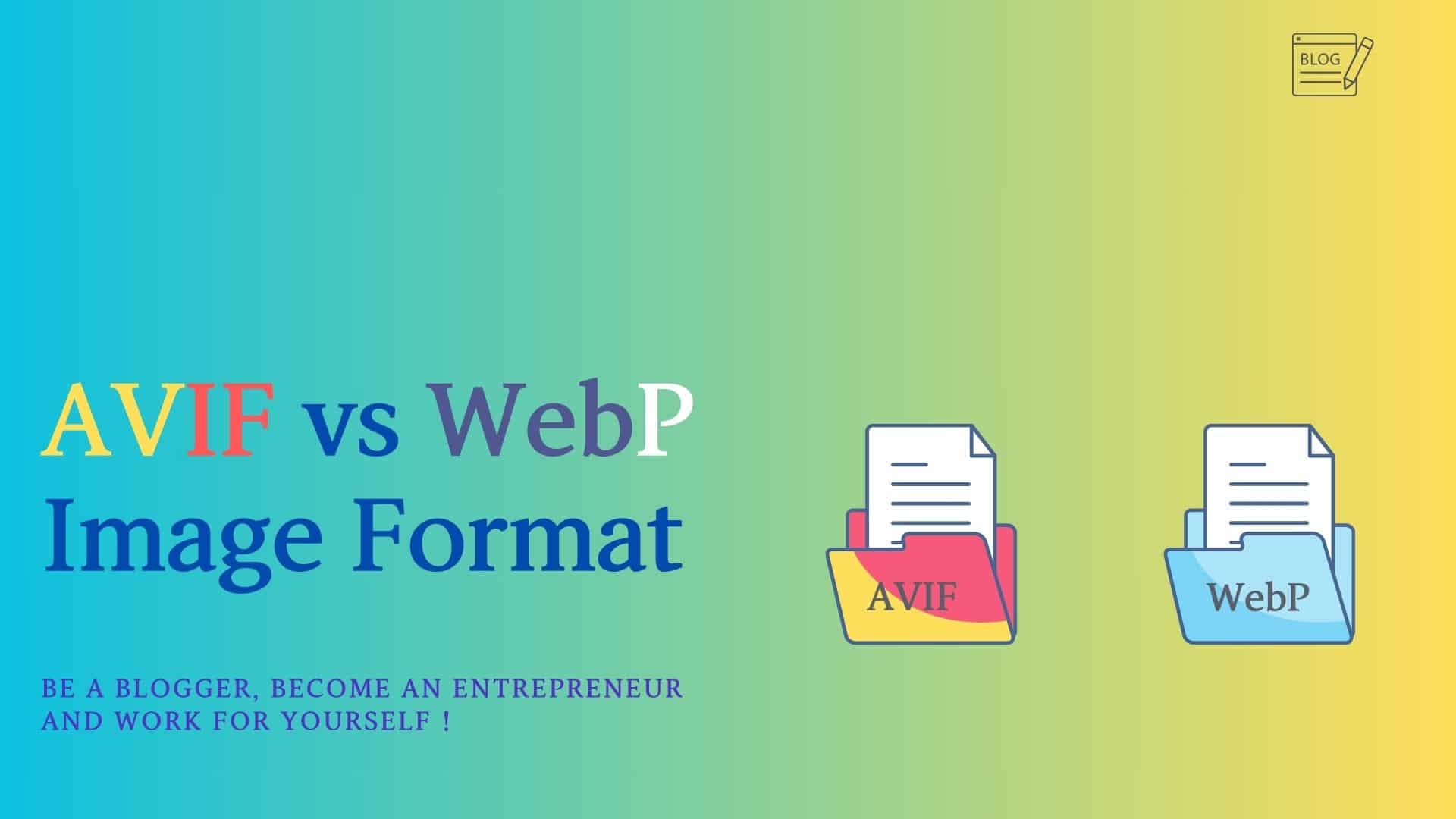 AVIF vs WebP Image Format mssaro