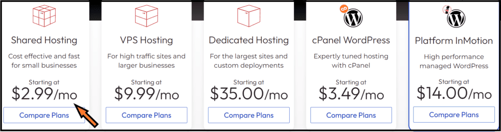 InMotion Pricing