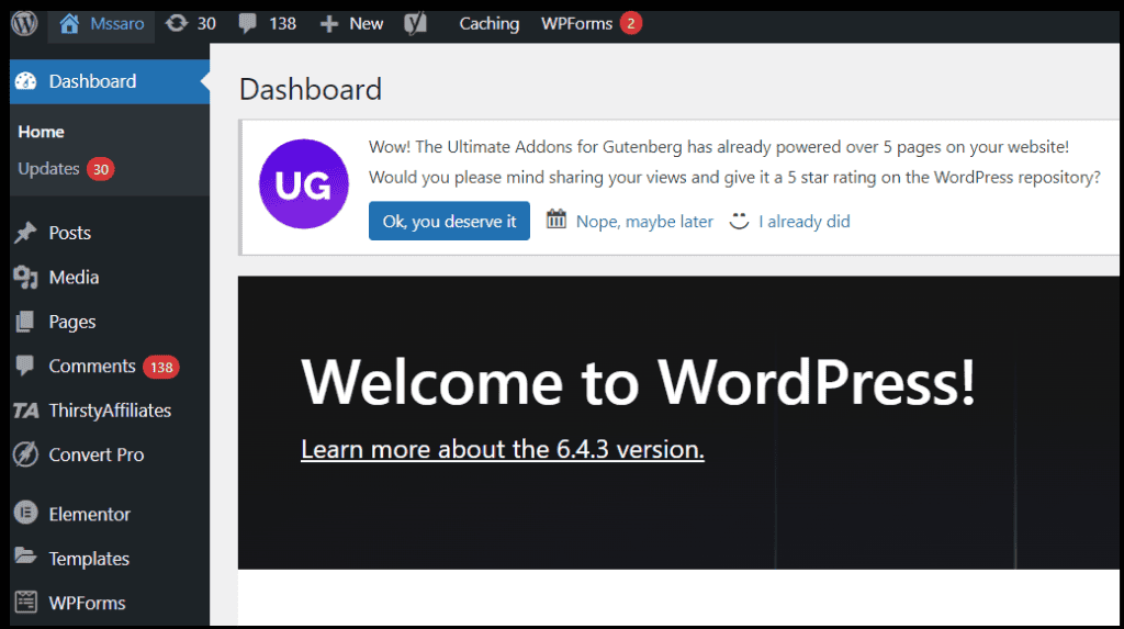 WordPress Installation