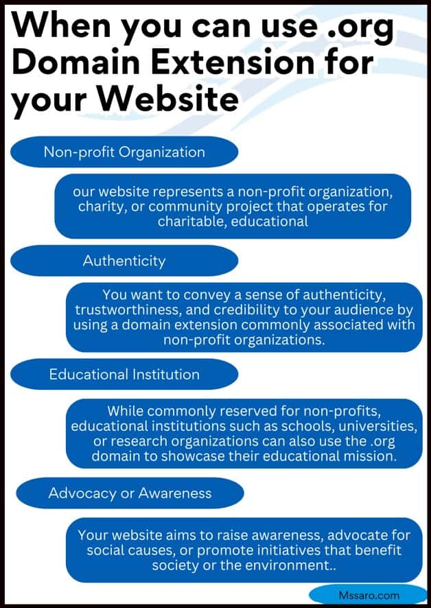 When Should You Use the .org Domain Extension?